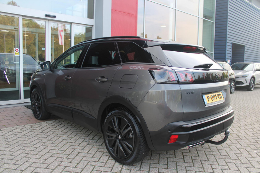 Peugeot 3008 1.6 HYbrid 225PK GT PACK BUSINESS BLACK PACK | AFNEEMBARE TREKHAAK | ADAPTIVE CRUISE CONTROL | ELEKLTRISCH VERSTELBARE BESTUUDERSSTOEL MET GEHEUGENFUNCTIE | MASSAGE FUNCTIE OP BEIDE VOORSTOELEN | STOEL VERWARMING | FULL LED KOPLAMPEN | ELEKTRISCH BEDIENBARE ACHTERKLEP | FOCAL AUDIO SYSTEEM | ZWART DAK | LICHTMETALEN VELGEN 19" | DODEHOEK DETECTIE | KEYLESS ENTRY/START | APPLE CARPLAY/ANDROID AUTO | NAVIGATIE | CAMERA VOOR + ACHTER |