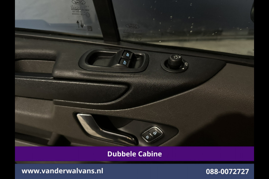 Ford Transit Custom 2.0 TDCI 130pk L2H1 Dubbele Cabine Euro6 Airco | 6-Zits | Camera | LED | Cruisecontrol | 2800kg Trekhaak Android Auto, Verwarmde voorruit, Stoelverwarming, Parkeersensoren, Dakdragers