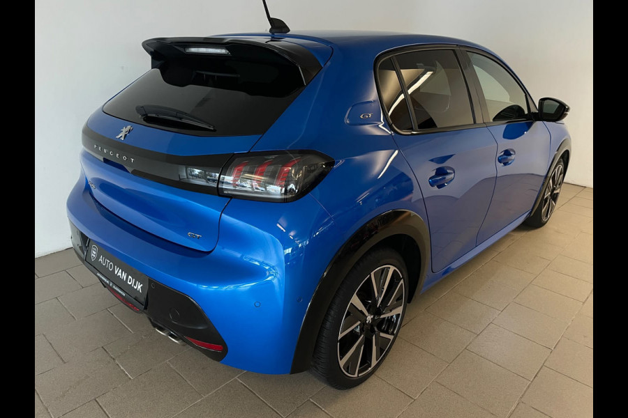 Peugeot 208 1.2 PureTech GT Pack AUTOMAAT AIRCO CLIMA NAVI CRUISE APPLE CARPLAY VELGEN LEER ELEKR STOEL STOELVERW NIEUWSTAAT