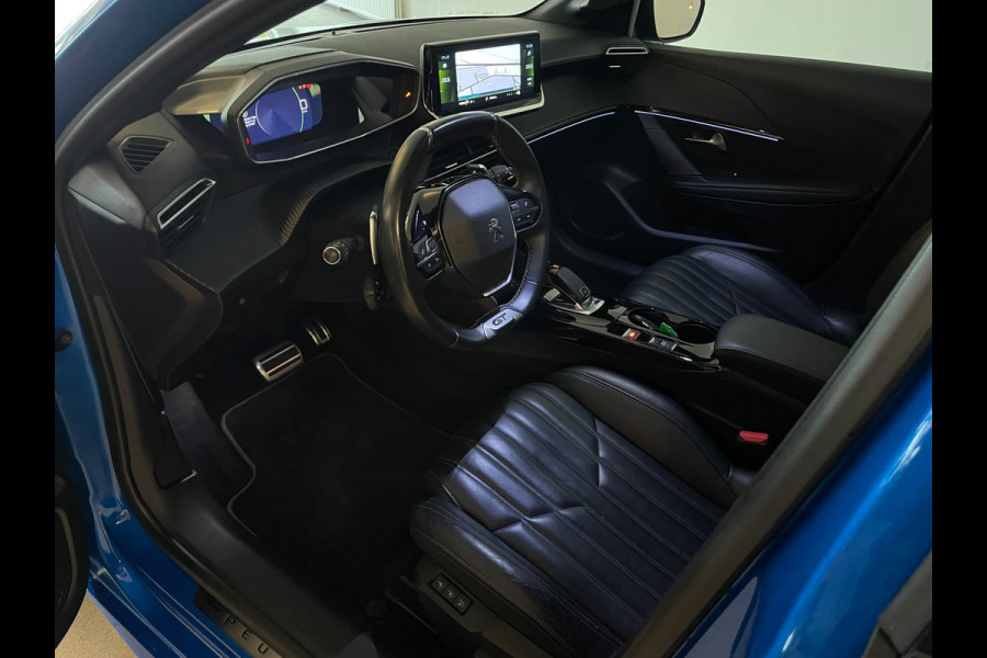 Peugeot 208 1.2 PureTech GT Pack AUTOMAAT AIRCO CLIMA NAVI CRUISE APPLE CARPLAY VELGEN LEER ELEKR STOEL STOELVERW NIEUWSTAAT
