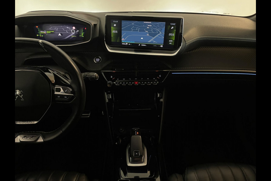 Peugeot 208 1.2 PureTech GT Pack AUTOMAAT AIRCO CLIMA NAVI CRUISE APPLE CARPLAY VELGEN LEER ELEKR STOEL STOELVERW NIEUWSTAAT