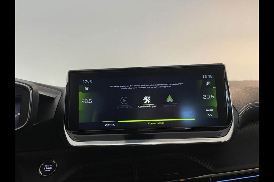 Peugeot 208 1.2 PureTech GT Pack AUTOMAAT AIRCO CLIMA NAVI CRUISE APPLE CARPLAY VELGEN LEER ELEKR STOEL STOELVERW NIEUWSTAAT