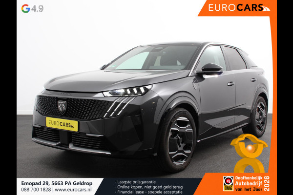 Peugeot E-3008 210 GT-Line Automaat Climate control Adaptieve cruise control 360 camera Keyless Apple Carplay/ Android auto Led Verwarmde voorstoelen Stuurverwarming Parkeersensoren Navigatie Afneembare Trekhaak