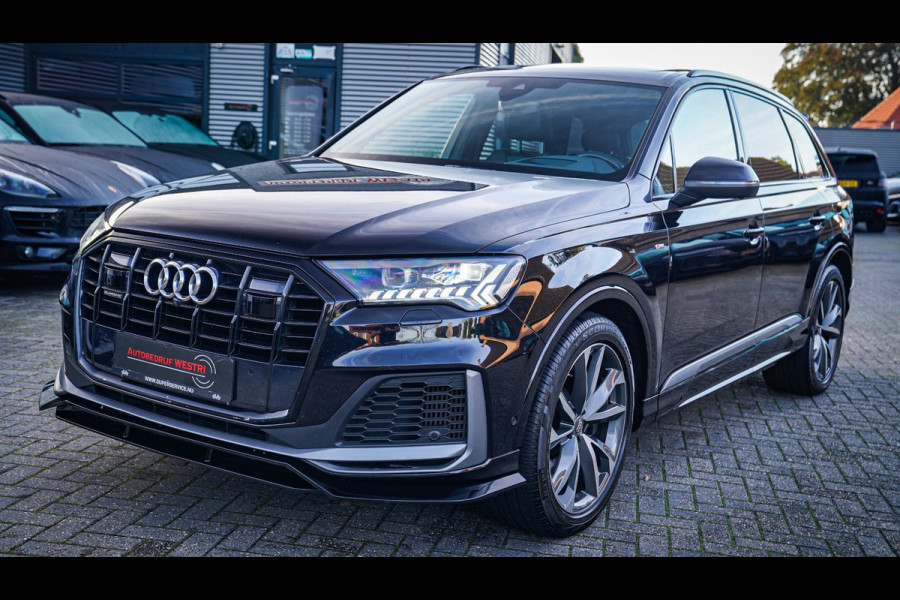 Audi Q7 55 TFSI e Quattro Pro Line Plus | Laser Led | BTW 21% | Panorama | 360cam | HuD | Trekhaak | ACC | File Assistent | MAXTON