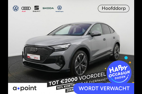 Audi Q4 Sportback e-tron 50 quattro Launch edition S Competition 77 kWh 299pk | Komt eind oktober binnen | Sonos Audio | Head up Display | Trekhaak | Matrix Led |