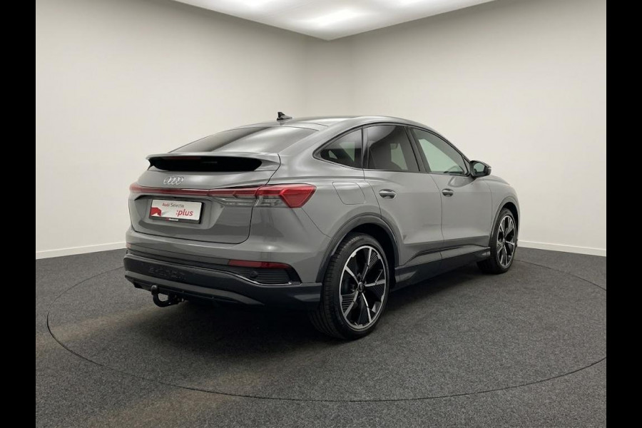 Audi Q4 Sportback e-tron 50 quattro Launch edition S Competition 77 kWh 299pk | Komt eind oktober binnen | Sonos Audio | Head up Display | Trekhaak | Matrix Led |