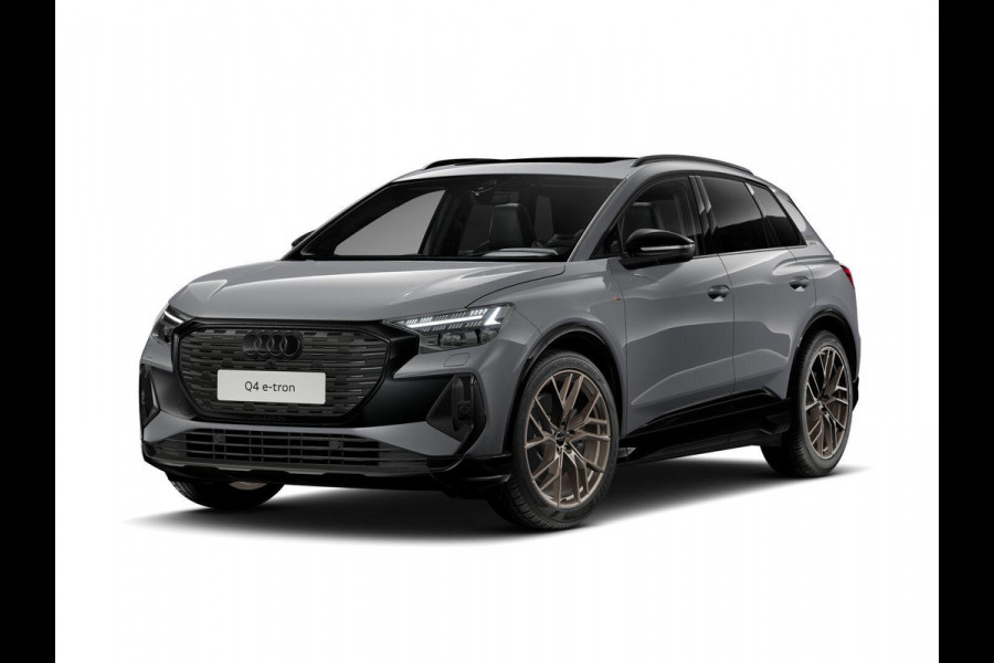 Audi Q4 e-tron 45 quattro S Edition Competition 82 kWh 286pk| Komt eind oktober binnen | Panoramdak | Trekhaak | Head Up display | Sonos Premium Audio | Verlengde garantie