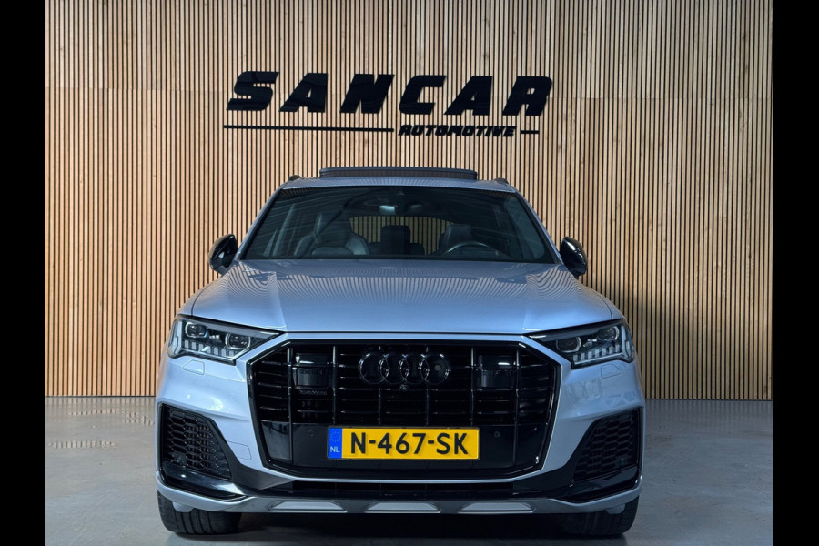 Audi Q7 60 TFSI e quattro S Competition PANO|LUCHTVERING|TREKHAAK|HUD|B&O|AMBIENT|360 CAM|ALARM|STOELVENTILATIE|MASSAGE|21 INCH