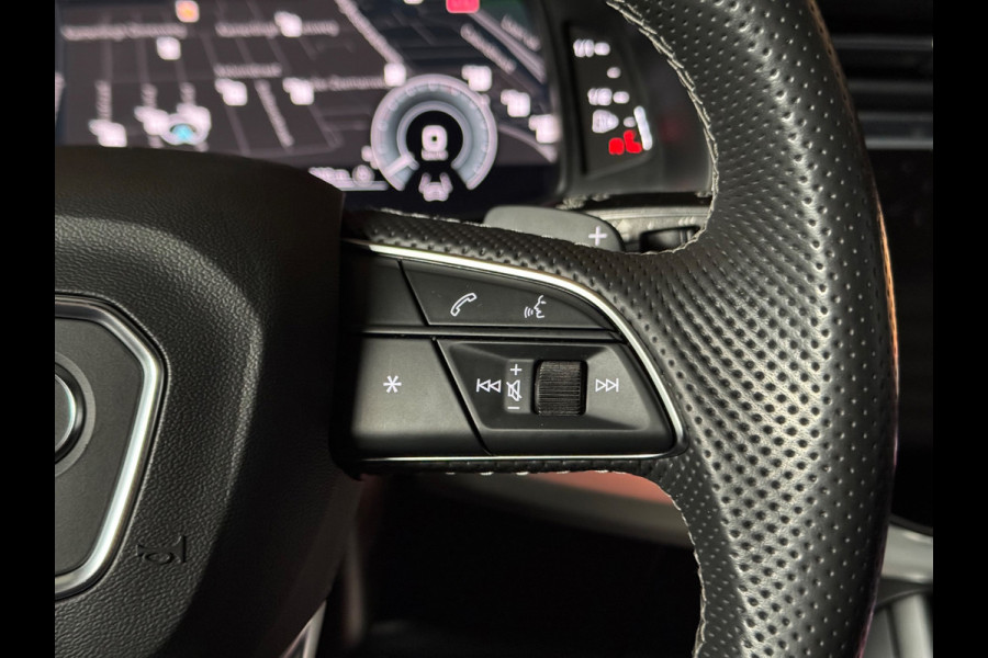 Audi Q7 60 TFSI e quattro S Competition PANO|LUCHTVERING|TREKHAAK|HUD|B&O|AMBIENT|360 CAM|ALARM|STOELVENTILATIE|MASSAGE|21 INCH