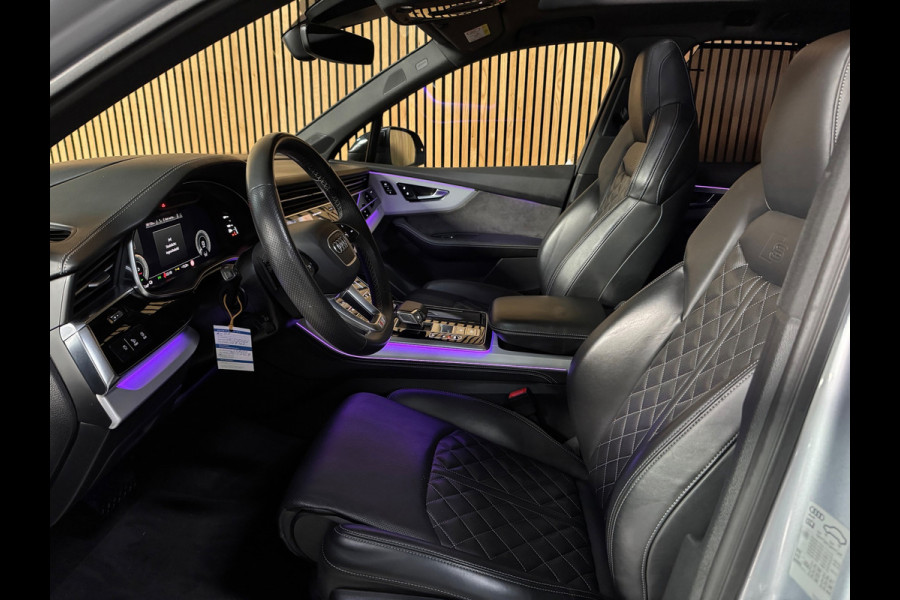 Audi Q7 60 TFSI e quattro S Competition PANO|LUCHTVERING|TREKHAAK|HUD|B&O|AMBIENT|360 CAM|ALARM|STOELVENTILATIE|MASSAGE|21 INCH