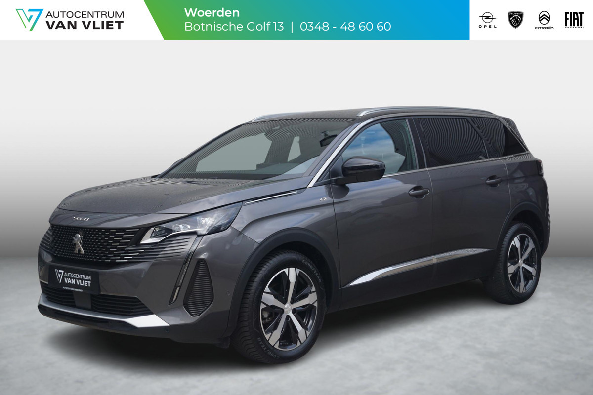 Peugeot 5008 1.2 TURBO 130 GT AUTOMAAT 7-Persoons | Navigatie pro | Climate control | Privacy Glass | Full LED | Adaptive Cruise C |
