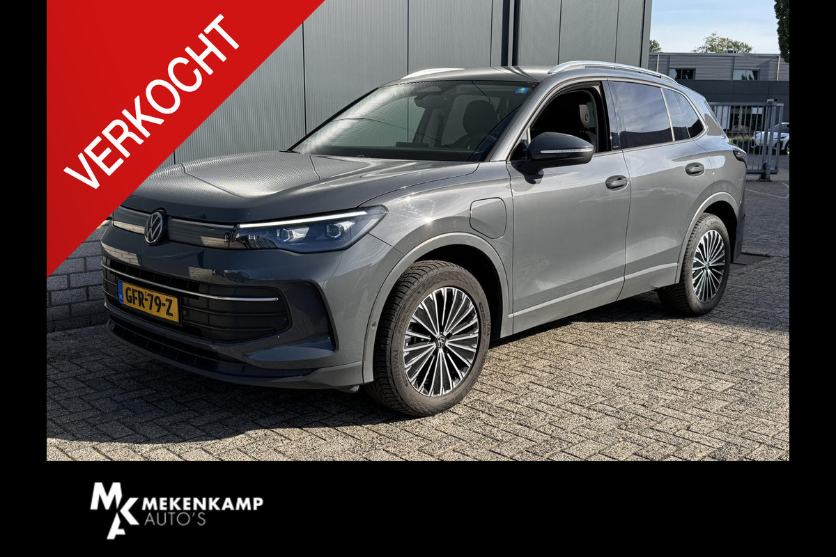 Volkswagen Tiguan 1.5 eHybrid Life Edition PHEV 18"/SOH 97%/Trekhaak/Stoel + stuurverwarming/Matrix LED/Camera/Adaptieve cruise/Dodehoek/Keyless/PDC/Elektrische klep