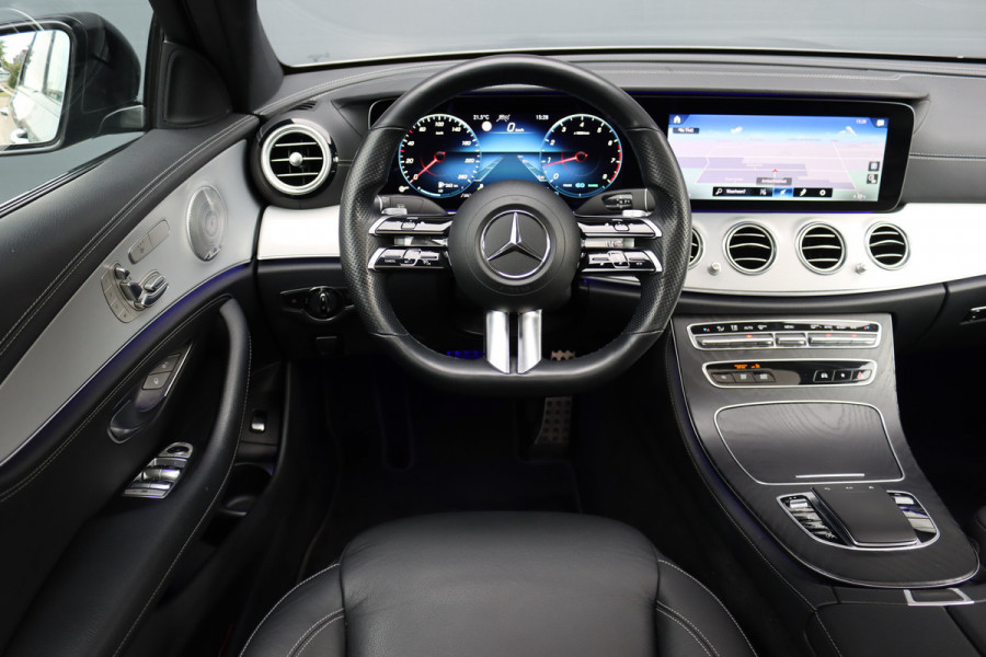 Mercedes-Benz E-Klasse 200 AMG Line | Panoramadak | Distronic+ | Burmester | Parfumering | Memory | Sfeerverlichting | Keyless Go | Augmented Reality |