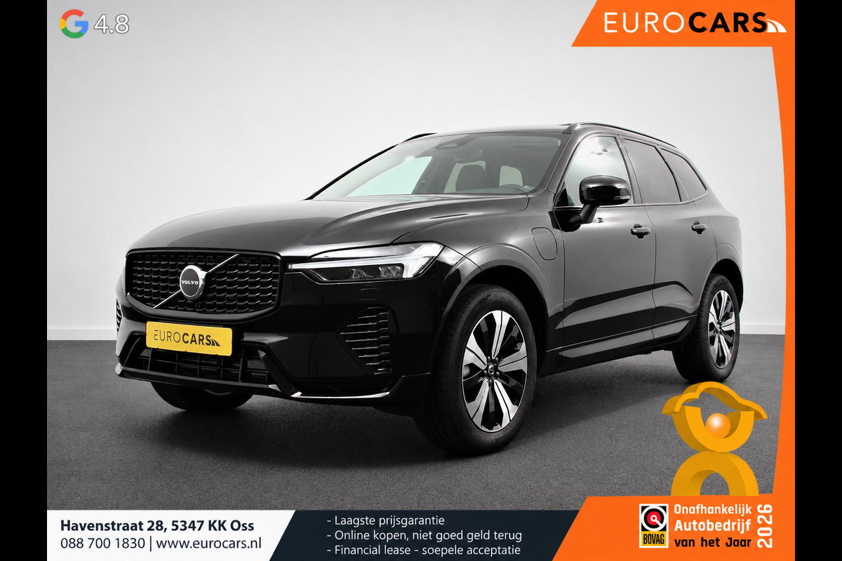 Volvo XC60 2.0 T6 Plug-in hybrid AWD Plus Dark Adaptieve cruise control Leder Navigatie Google Harman Kardon Panorama dak Lichtmetalen Velgen 19" Dab Stoelverwarming Camera Led Climate control Apple Carplay/ Android Auto