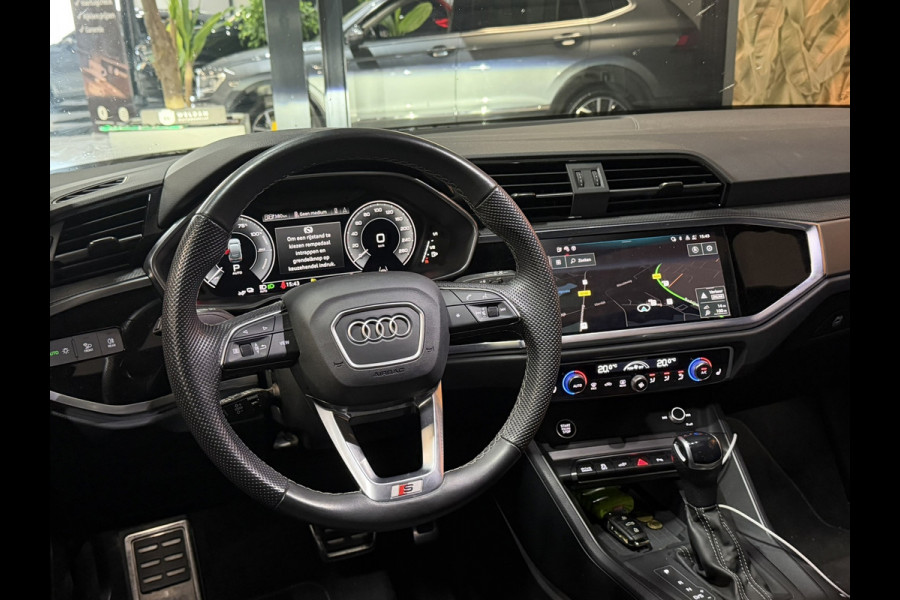 Audi Q3 Sportback 45 TFSI e S Edition S-Line 245pk Garantie|Pano|Matrix|ACC|Lane|Camera|Leder|20"|Rijklaar