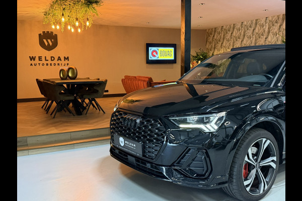Audi Q3 Sportback 45 TFSI e S Edition S-Line 245pk Garantie|Pano|Matrix|ACC|Lane|Camera|Leder|20"|Rijklaar