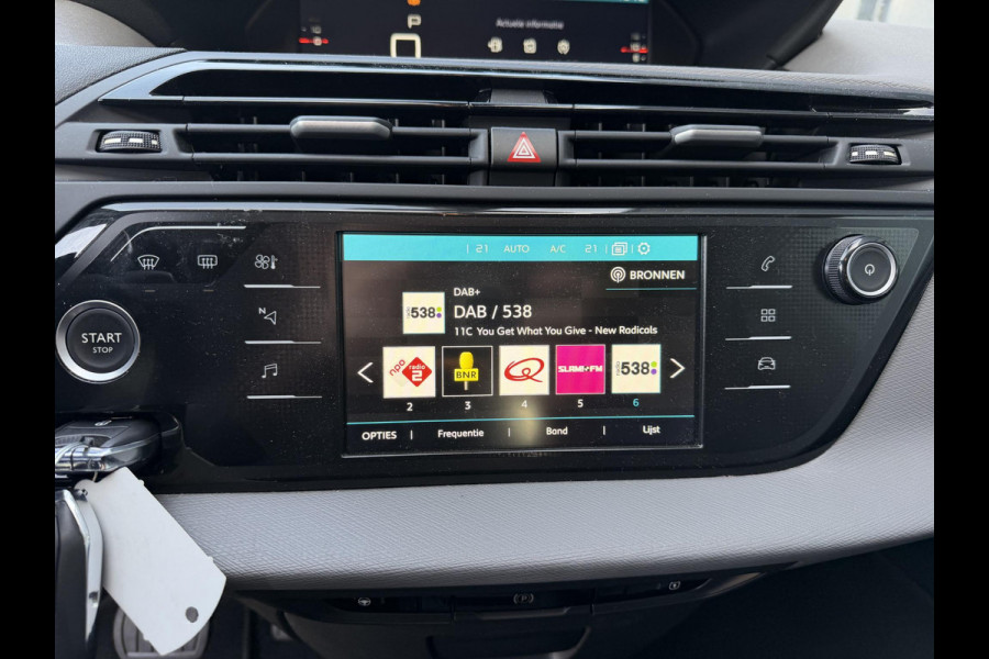 Citroën C4 Spacetourer 1.2 PureTech Feel EAT8 16"/Trekhaak/Dodehoek/Stoelverwarming/Navigatie/PDC v+a/Camera/Adaptieve cruise/Lane Assist/DAB
