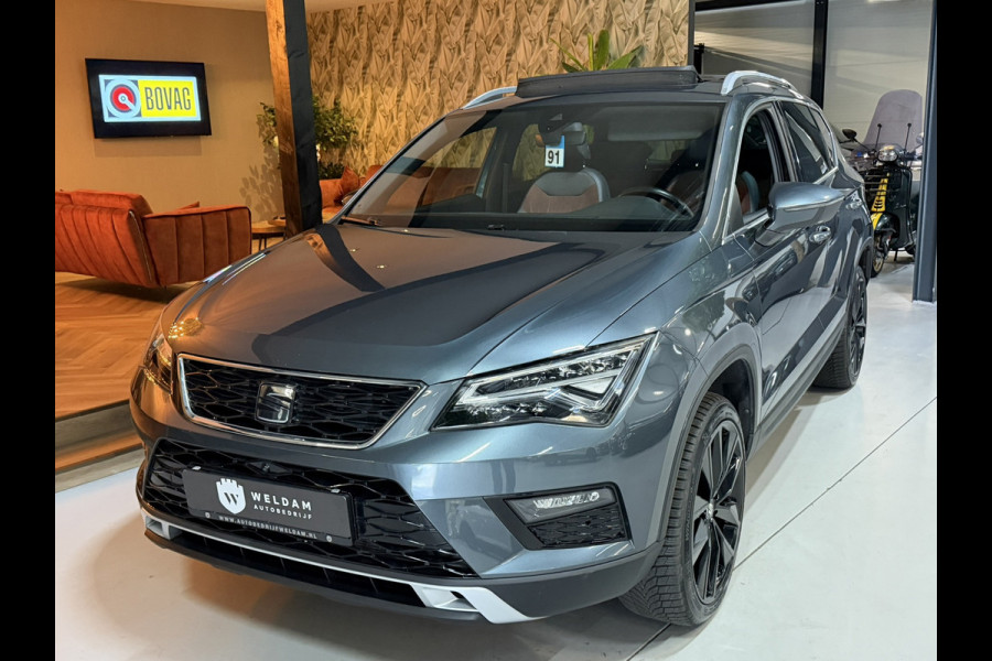 Seat Ateca 1.5 TSI Xcellence Garantie|Pano|Alcantara|19" Velgen|360° Camera|Keyless|Sfeerverlichting|Virtueel Cockpit|Rijklaar