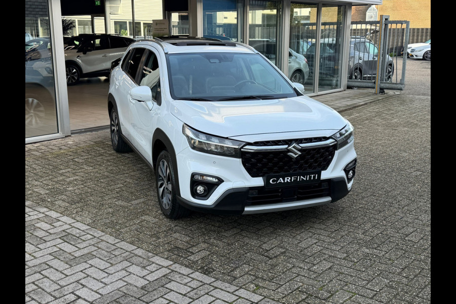 Suzuki S-Cross 1.5 Hybrid Style 102 Pk Automaat | Panoramadak | Voll Leder | Navigatie | Cruise | Camera | Climate | Keyless | 17"