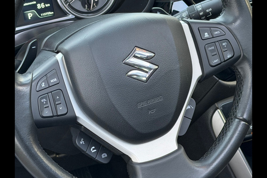 Suzuki S-Cross 1.5 Hybrid Style 102 Pk Automaat | Panoramadak | Voll Leder | Navigatie | Cruise | Camera | Climate | Keyless | 17"