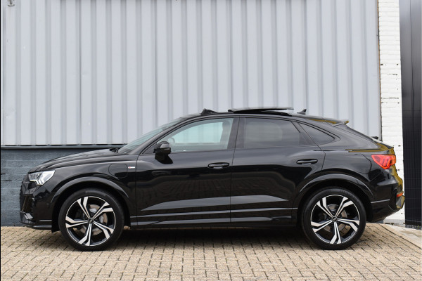 Audi Q3 Sportback 45 TFSI e S-Line 245 Pk Pano Leder Sfeer Trekhaak Navi Camera 20 Inch