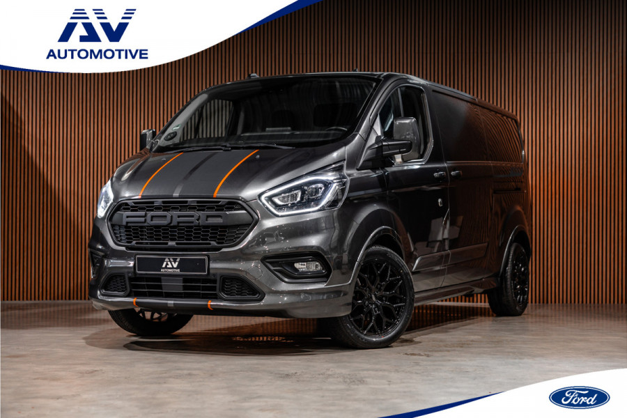 Ford Transit Custom 320 2.0 TDCI 185 PK L2H1 Sport | L+R Schuifdeur | ACC | Elek stoelen | Standkachel | CarPlay | Camera | Navigatie | Trekhaak | Inrichting | Nieuwe APK