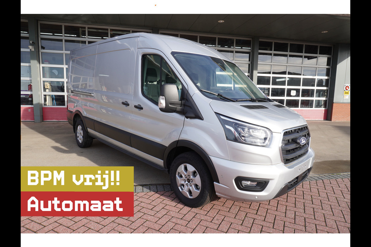 Ford Transit 350L 2.0 TDCI 165PK L3H2 Limited Automaat schuifdeur L+R nr.V101 | Airco | Adap. Cruise | 360 Camera