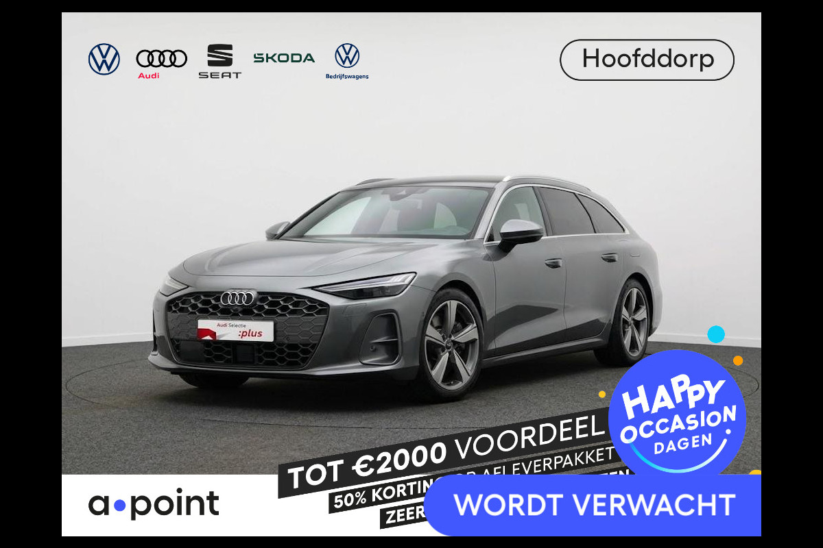 Audi A6 Avant 2.0 e-hybrid quattro S edition 299pk | Komt begin november binnen | Panoramadak | Trekhaak | MMI bijrijdersscherm | Elektisch verstelbare voorstoel met geheugen | Verlengde garantie