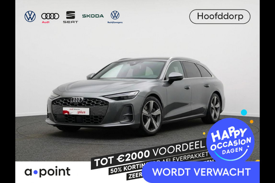 Audi A6 Avant 2.0 e-hybrid quattro S edition 299pk | Komt begin november binnen | Panoramadak | Trekhaak | MMI bijrijdersscherm | Elektisch verstelbare voorstoel met geheugen | Verlengde garantie