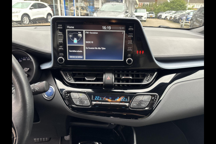 Toyota C-HR 1.8 Hybrid Bi-Tone | 120pk | Achteruitrijcamera | Trekhaak | Adaptieve Cruise | Lederen Bekleding | Stoelverwarming