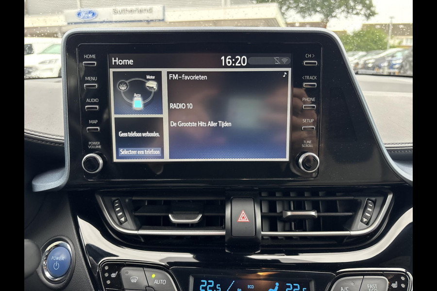 Toyota C-HR 1.8 Hybrid Bi-Tone | 120pk | Achteruitrijcamera | Trekhaak | Adaptieve Cruise | Lederen Bekleding | Stoelverwarming