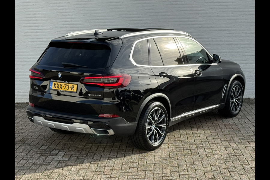 BMW X5 XDrive45e High Executive SOH 99% Pano Adaptive Cruise M-Sport-Velgen 20 Inch Carplay 360 Camera Leder Stoelverw. Elek.Trekh