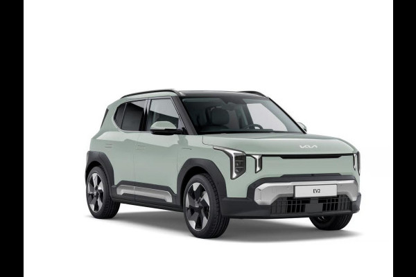 Kia EV2 Plus Advanced 61 kWh 4p. | Actieprijs * | Clima. | Adapt. cruise. | Navi. | Schuif-/Kanteldak | 18" | Stoel&Stuur Verwarming | Harman Kardon | Apple Carplay