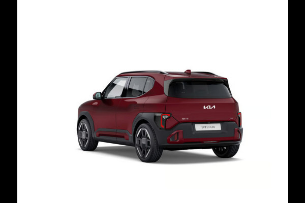 Kia EV2 GT-Line 61 kWh | Actieprijs* | Navi. | Clima. | Adapt. Cruise. | Parkeersensoren | Stoel&Stuur Verwarming | 15L Frunk | Glazen Schuif-/Kanteldak | Harman Kardon | Vegan Lederen Stoelbekleding 'GT-Line' | Dodehoekcamera | Slimme Parkeerassistentie