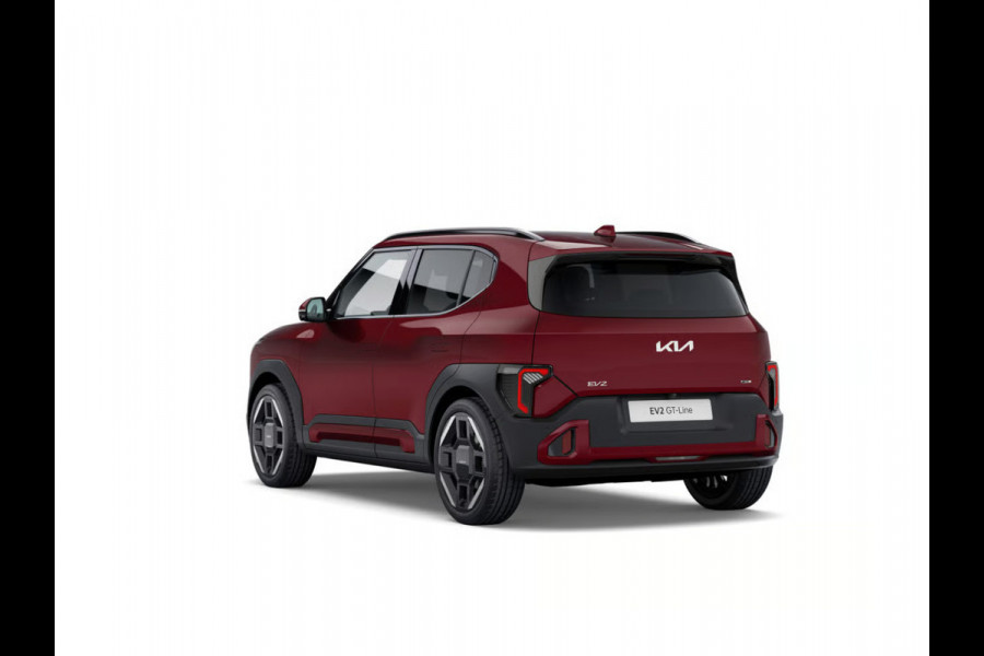 Kia EV2 GT-Line 61 kWh | Actieprijs* | Navi. | Clima. | Adapt. Cruise. | Parkeersensoren | Stoel&Stuur Verwarming | 15L Frunk | Glazen Schuif-/Kanteldak | Harman Kardon | Vegan Lederen Stoelbekleding 'GT-Line' | Dodehoekcamera | Slimme Parkeerassistentie