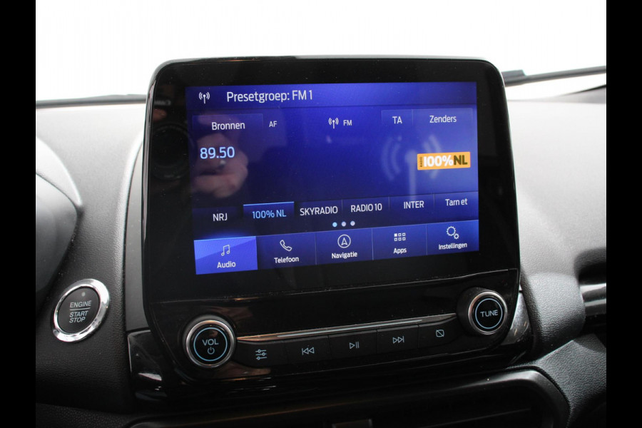 Ford EcoSport 1.0 EcoBoost ST-Line Black Climate control Navigatie Parkeersensoren Camera Sfeerverlichting Lichtmetalen velgen