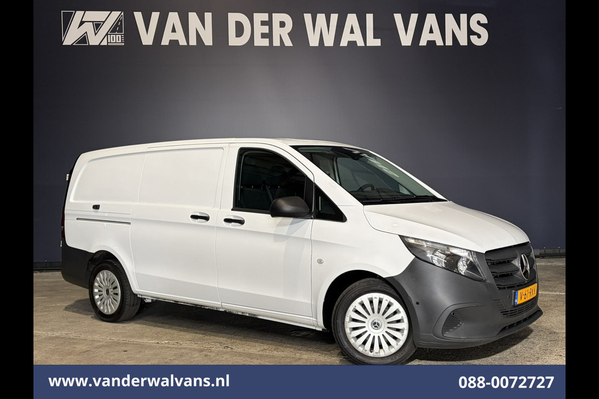 Mercedes-Benz Vito 116 CDI 164pk 2025 Model L2H1 Euro6 Airco | Camera | XXL MBUX | Navigatie | Cruisecontrol | Stoelverwarming Parkeersensoren, Bijrijdersbank