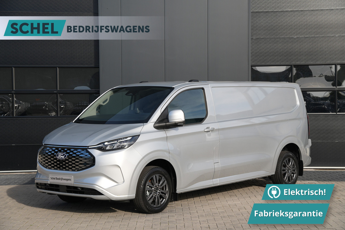 Ford E-Transit Custom 340 L2H1 Limited 71 kWh 218pk - ACC - 360 camera - Navigatie - Stoelverwarming - AGR bestuurdersstoel - Blind Spot - Rijklaar