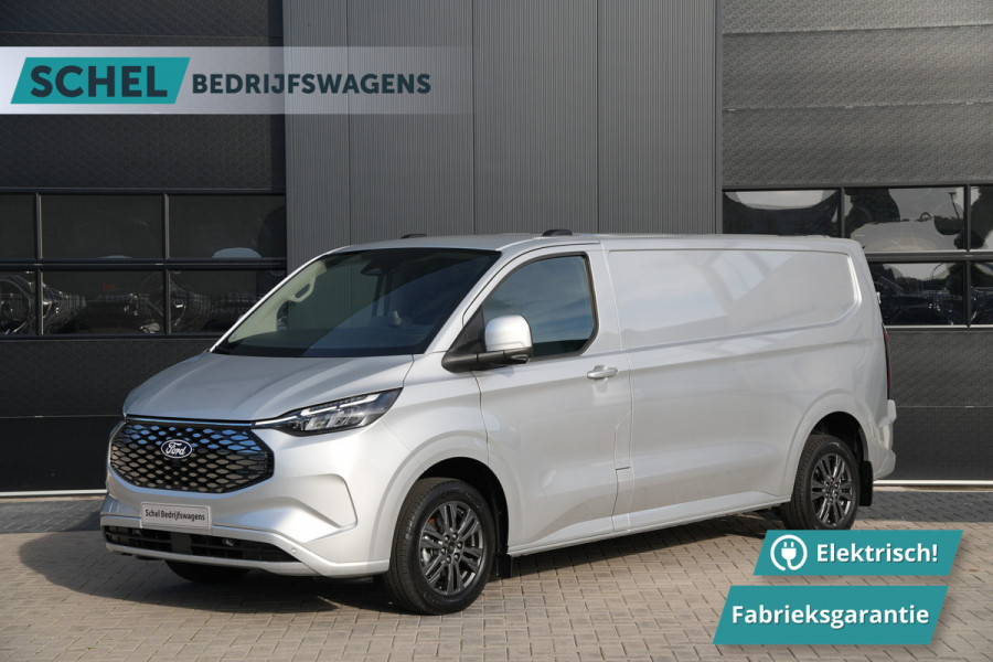 Ford E-Transit Custom 340 L2H1 Limited 71 kWh 218pk - ACC - 360 camera - Navigatie - Stoelverwarming - AGR bestuurdersstoel - Blind Spot - Rijklaar