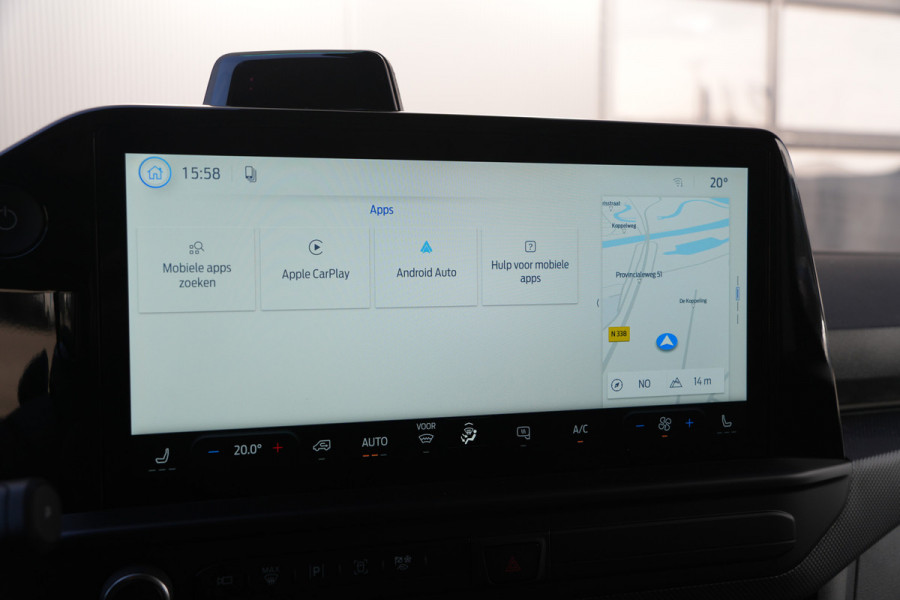Ford E-Transit Custom 340 L2H1 Limited 71 kWh 218pk - ACC - 360 camera - Navigatie - Stoelverwarming - AGR bestuurdersstoel - Blind Spot - Rijklaar