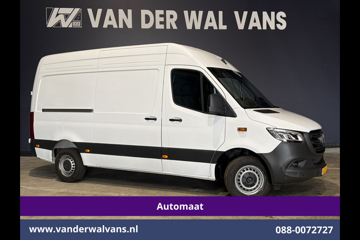 Mercedes-Benz Sprinter 317 CDI 170pk 9G-Tronic Automaat L2H2 Euro6 Airco | Camera | Navigatie | LED | Cruisecontrol | Stoelverwarming Chauffeursstoel, Parkeersensoren, Bijrijdersbank