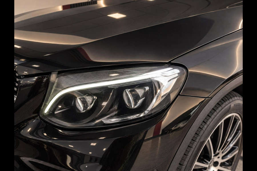 Mercedes-Benz GLC Coupé 350e 4MATIC Premium Plus AMG Night | Luchtvering | Burmester | Pano | Ventilatie