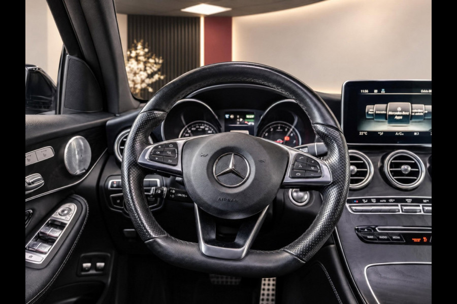 Mercedes-Benz GLC Coupé 350e 4MATIC Premium Plus AMG Night | Luchtvering | Burmester | Pano | Ventilatie