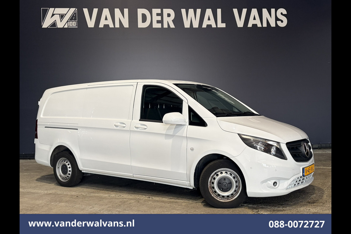 Mercedes-Benz Vito 114 CDI 136pk L2H1 Euro6 Airco | Camera | Navigatie | Cruisecontrol | Apple Carplay Android Auto, Parkeersensoren, Bijrijdersbank, Bumper in de kleur.