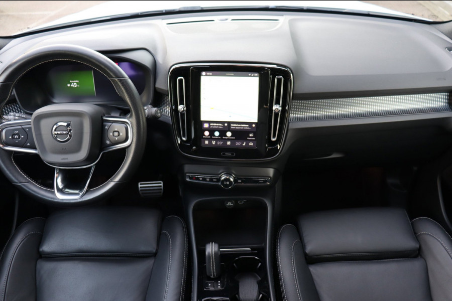 Volvo XC40 Recharge P8 AWD R-Design Org.NL Parelmoer el.trekhaak leer+vw el.klep camera SOH 91,64%