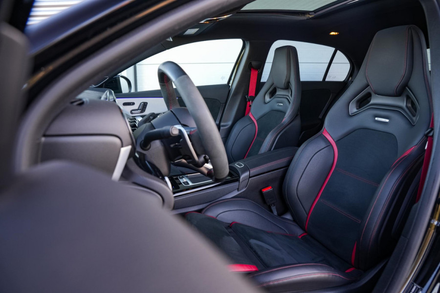 Mercedes-Benz A-Klasse AMG 45 S 4MATIC+ Burmester Aero Schaalstoelen 360 Camera Memory Stoelen HUD 422PK!