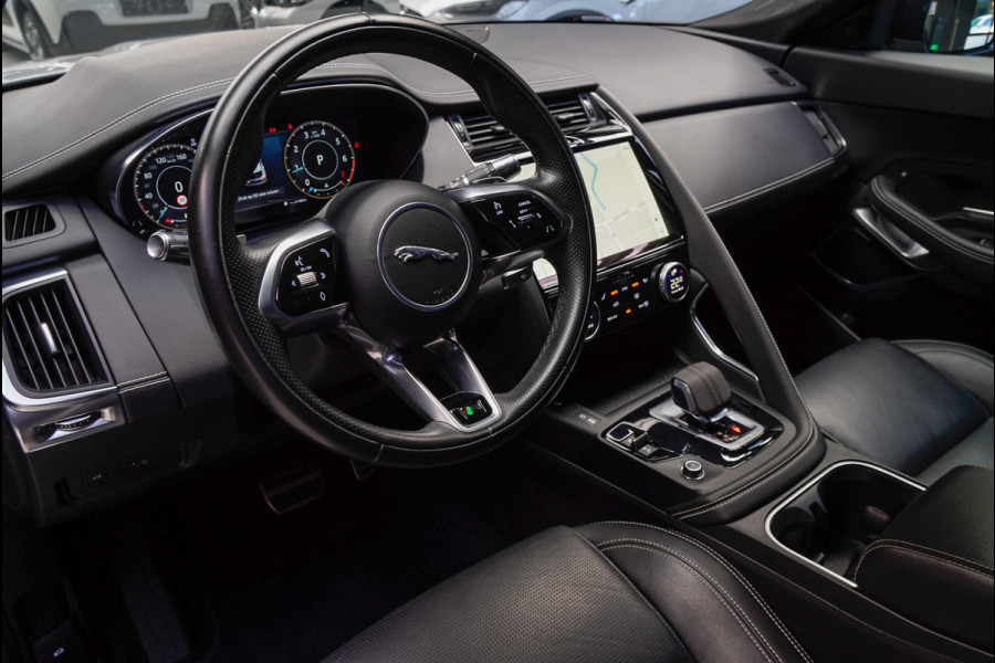 Jaguar E-Pace 1.5 P160 R-Dynamic SE Leer ACC 360° Meridian Navi Keyless Entry & Go Elektr. bedienbare achterklep Memory seats Climate PDC Zwarte alcantara hemelbekleding LM velgen BTW auto