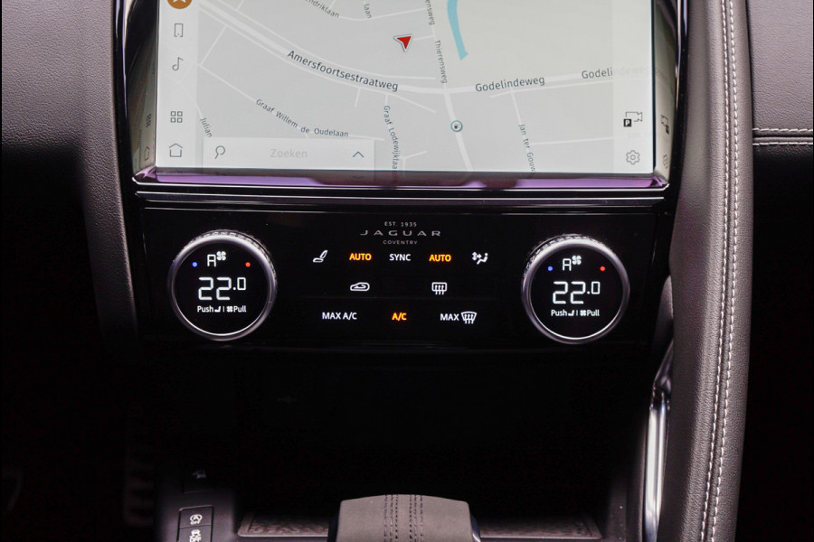 Jaguar E-Pace 1.5 P160 R-Dynamic SE Leer ACC 360° Meridian Navi Keyless Entry & Go Elektr. bedienbare achterklep Memory seats Climate PDC Zwarte alcantara hemelbekleding LM velgen BTW auto