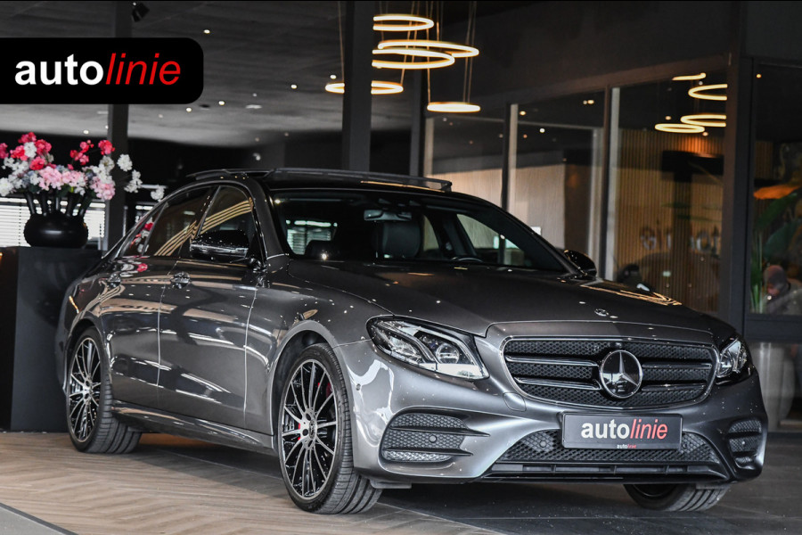 Mercedes-Benz E-Klasse 300 e AMG Night Ed, Luchtvering, Memory, Burmester, HUD, 360, Keyless, ACC!