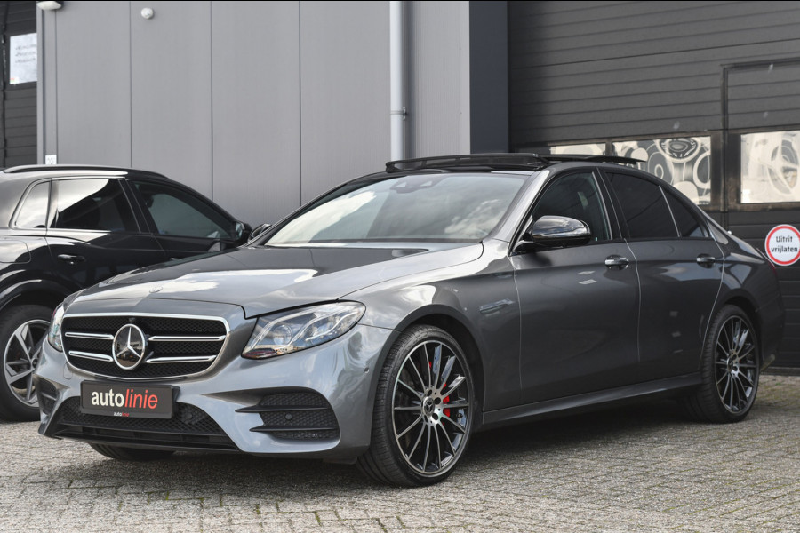 Mercedes-Benz E-Klasse 300 e AMG Night Ed, Luchtvering, Memory, Burmester, HUD, 360, Keyless, ACC!